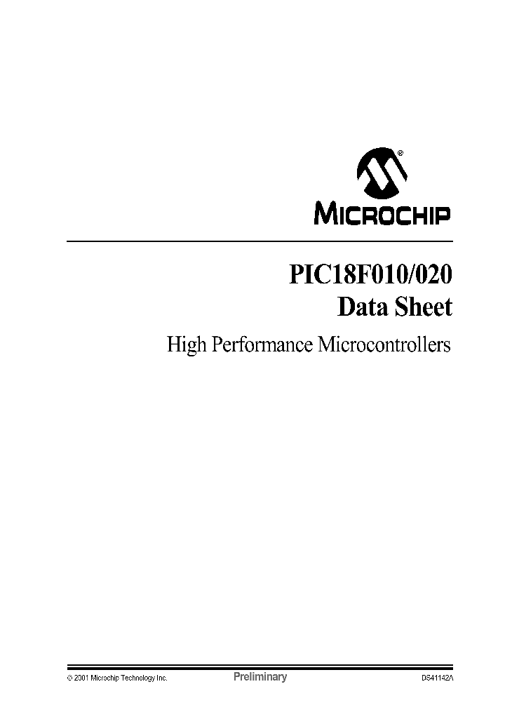PIC18F020T-ISO_638028.PDF Datasheet