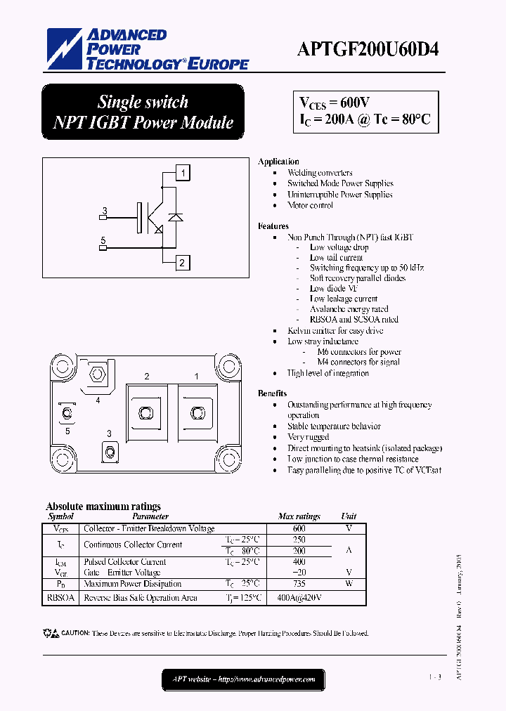 APTGF200U60D4_288885.PDF Datasheet