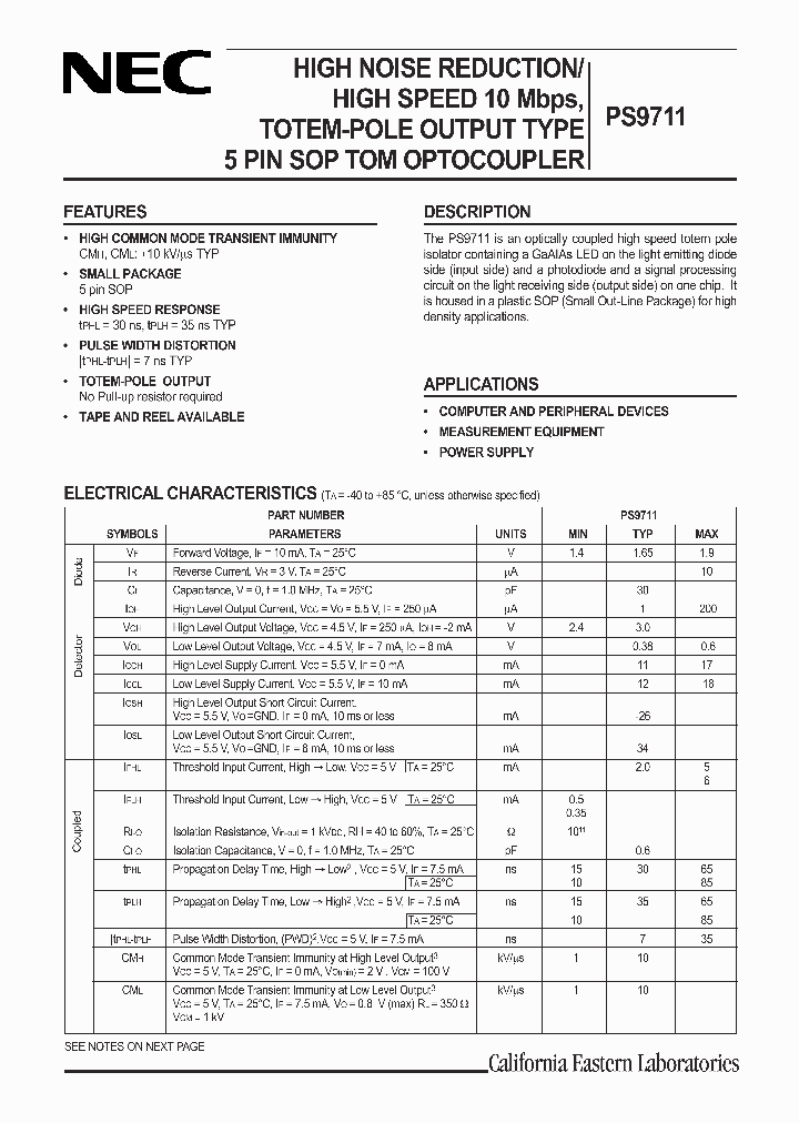 PS9711_362768.PDF Datasheet