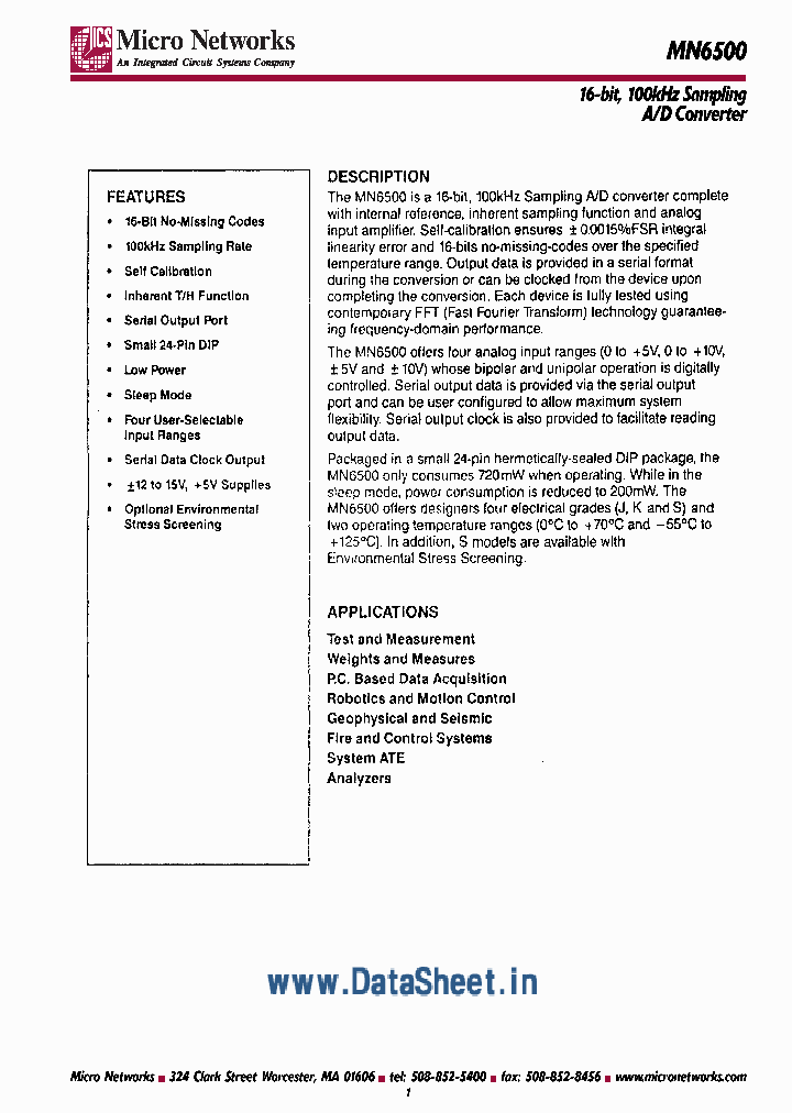 MN6500_276306.PDF Datasheet