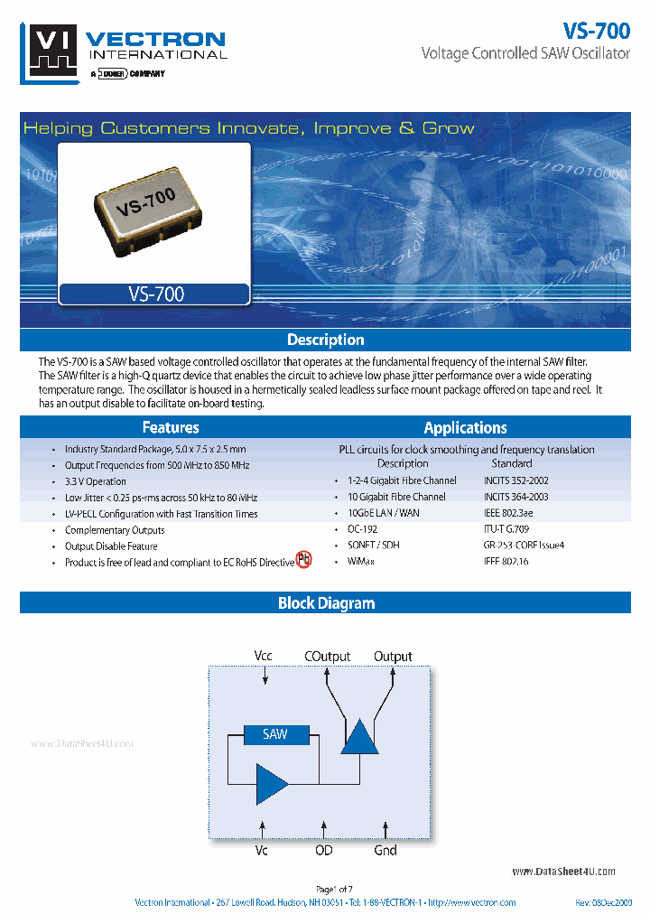 VS-700_276182.PDF Datasheet