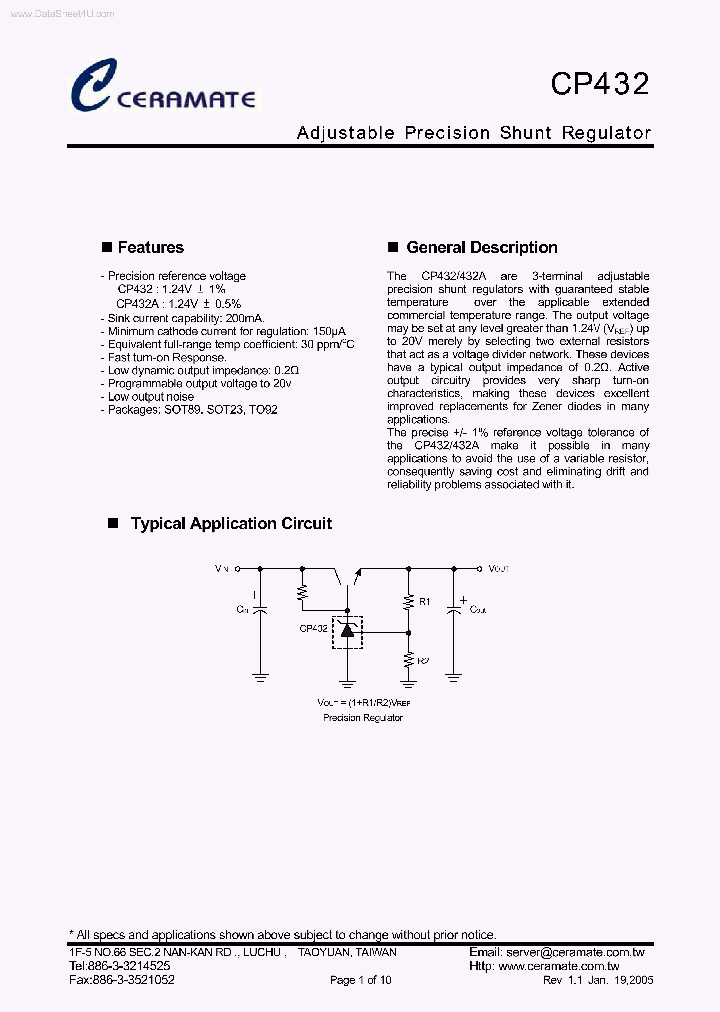 CP432_291482.PDF Datasheet