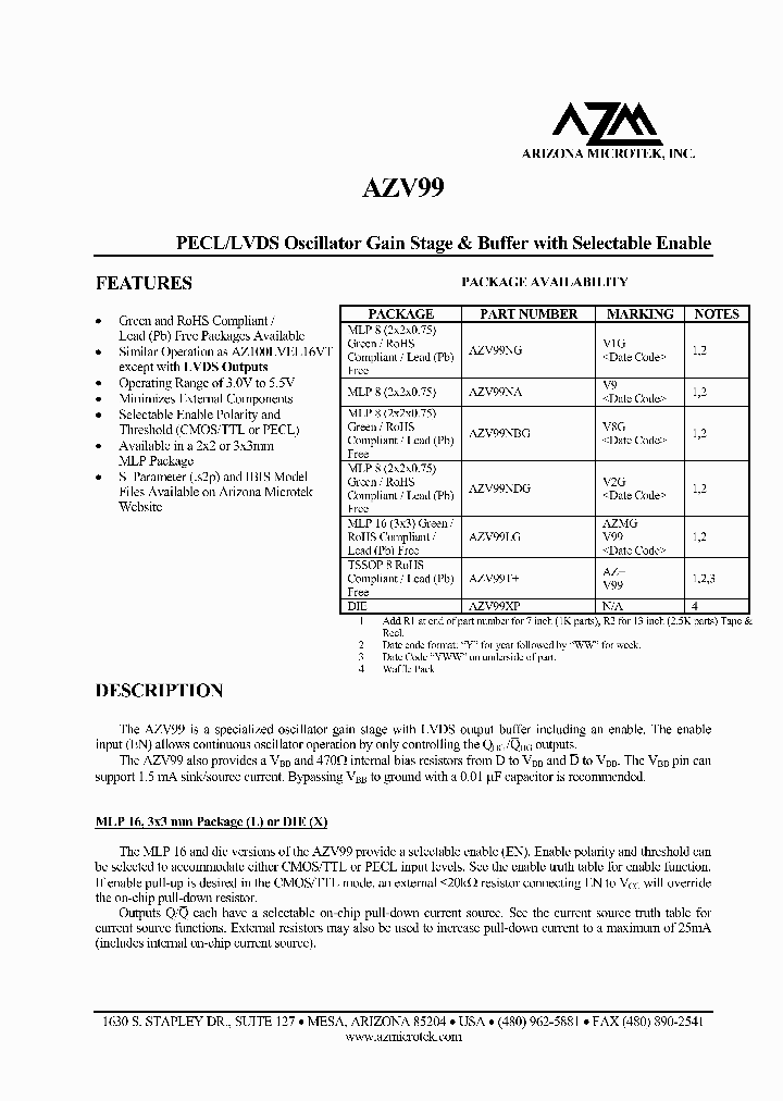 AZV99_373567.PDF Datasheet