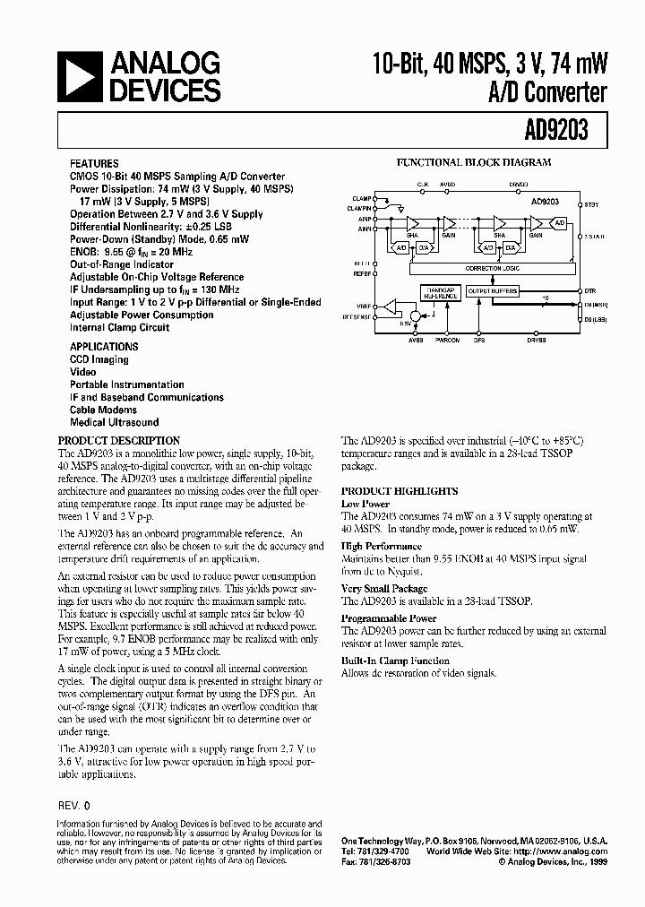 AD9203-EB_374318.PDF Datasheet