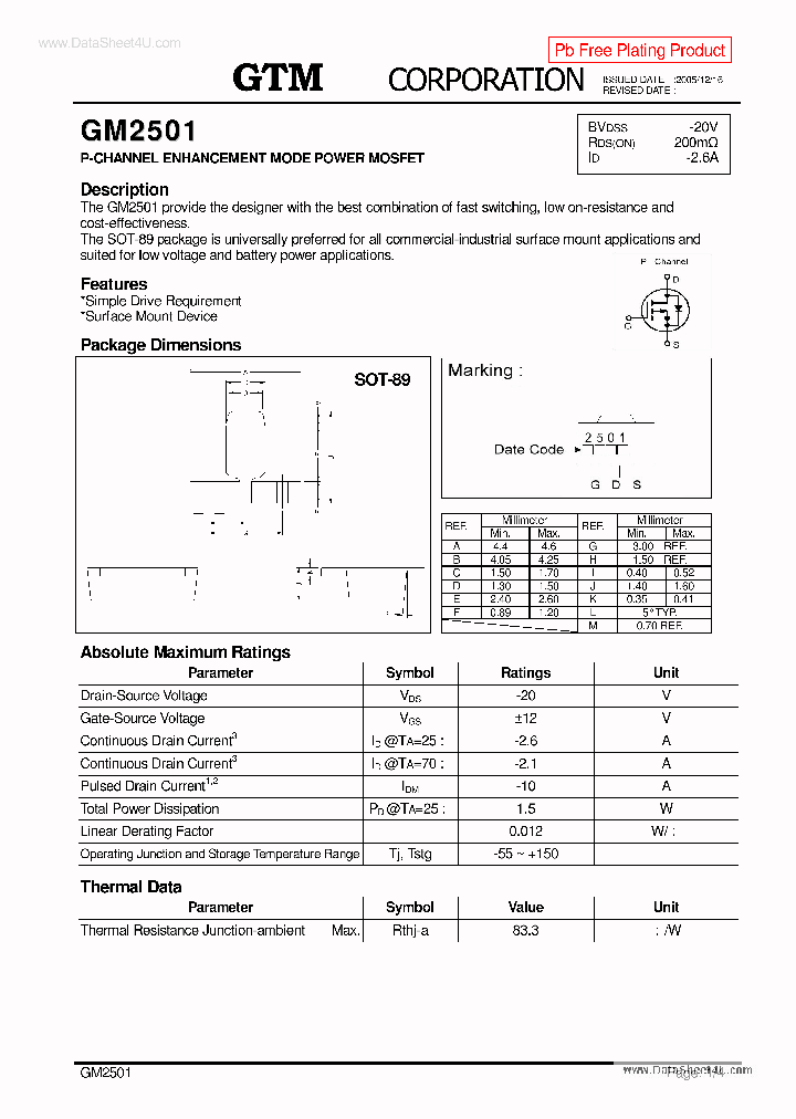 GM2501_305704.PDF Datasheet