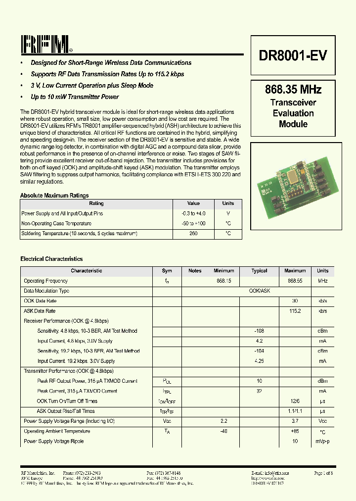 DR8001-EV_376222.PDF Datasheet