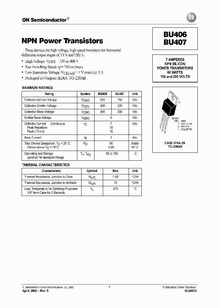 BU406-D_313945.PDF Datasheet