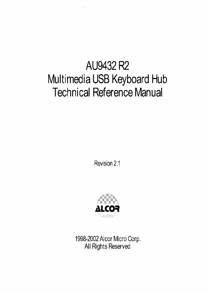 AU9432R2_316329.PDF Datasheet