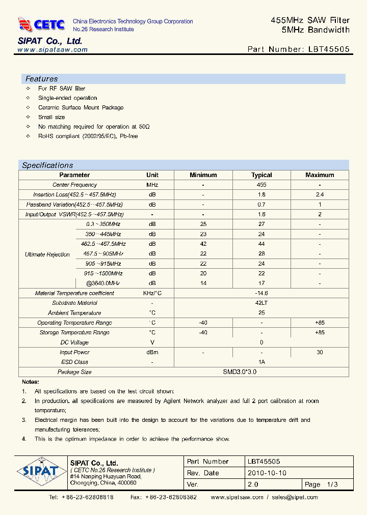 LBT45505_727448.PDF Datasheet