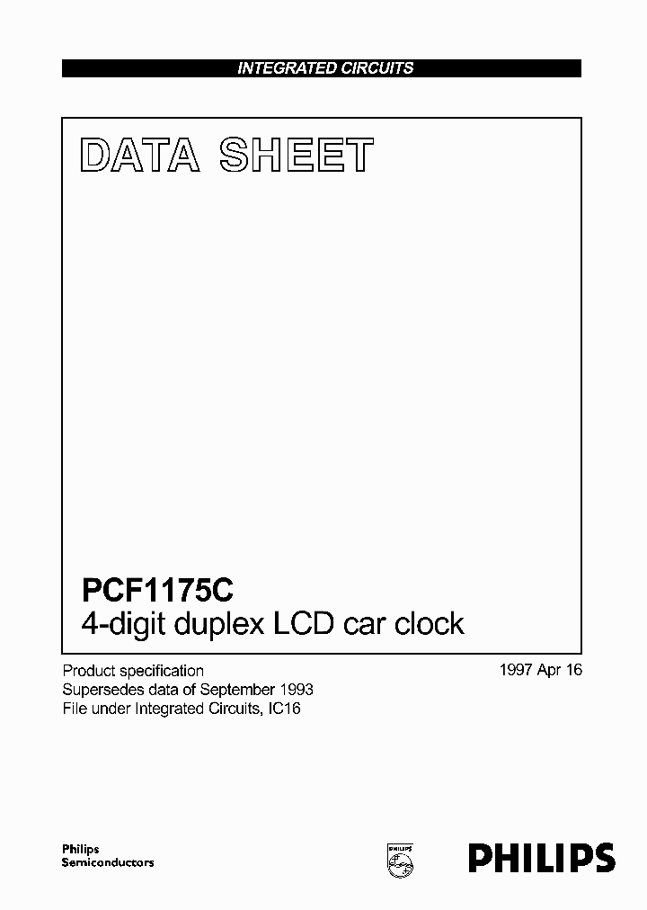 PCF1175CU_730850.PDF Datasheet