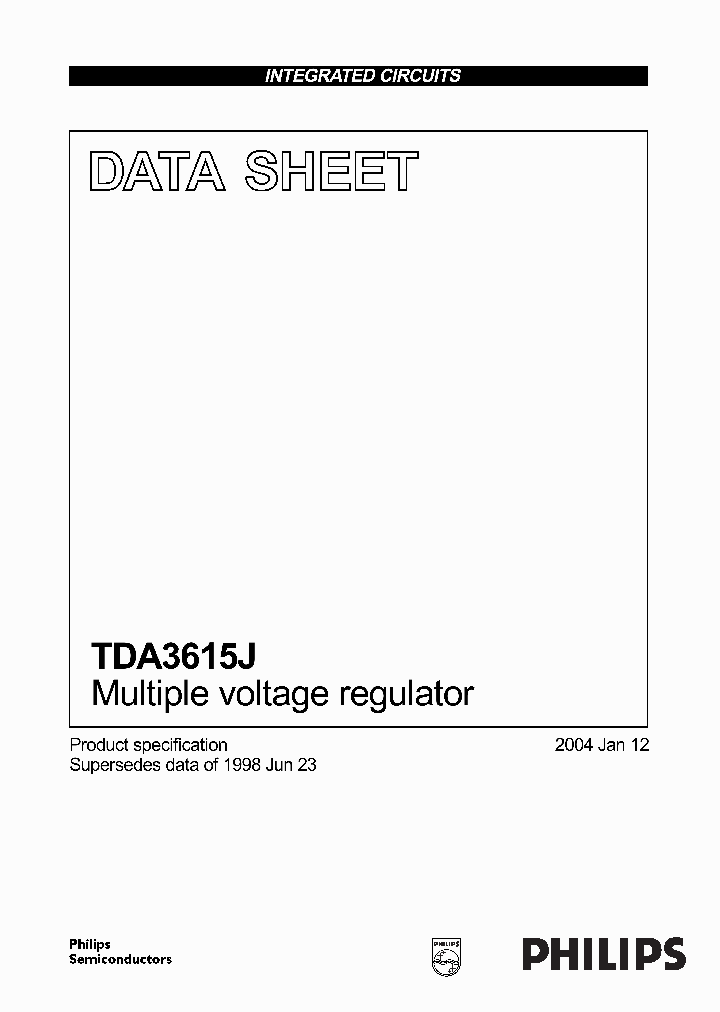 TDA3615J_737325.PDF Datasheet