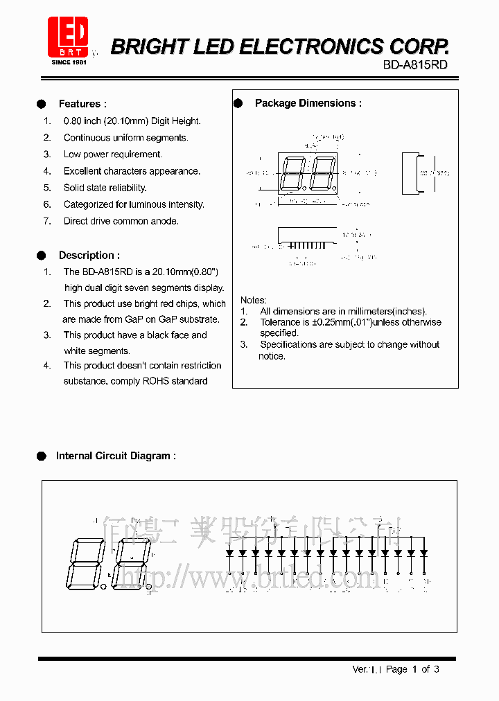 BD-A815RD_743235.PDF Datasheet