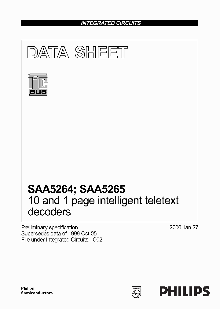 SAA5265PS_744680.PDF Datasheet