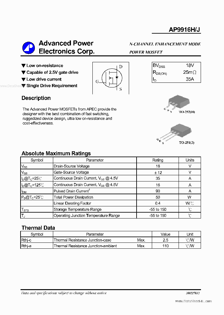 AP9916H_367164.PDF Datasheet