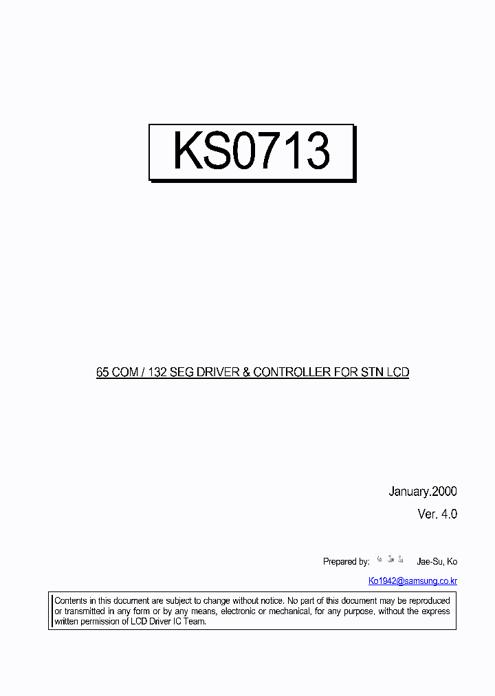 KS0713_749038.PDF Datasheet