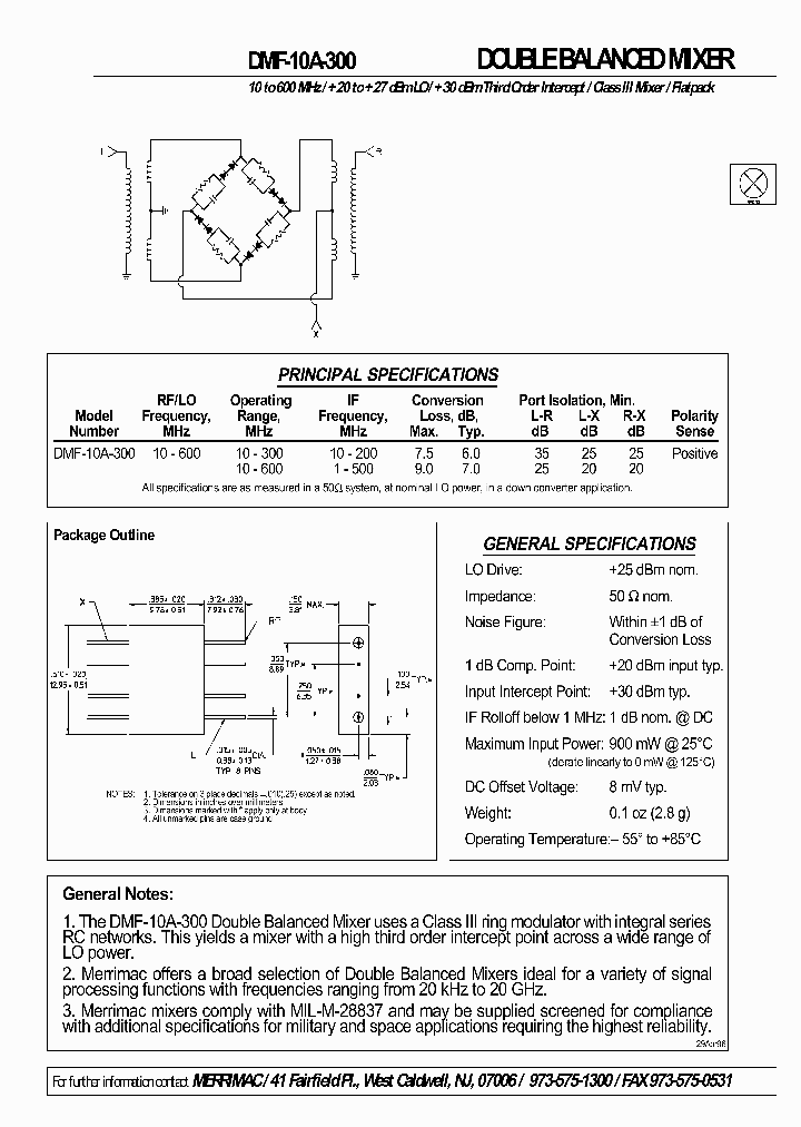 DMF10A300_755470.PDF Datasheet Download