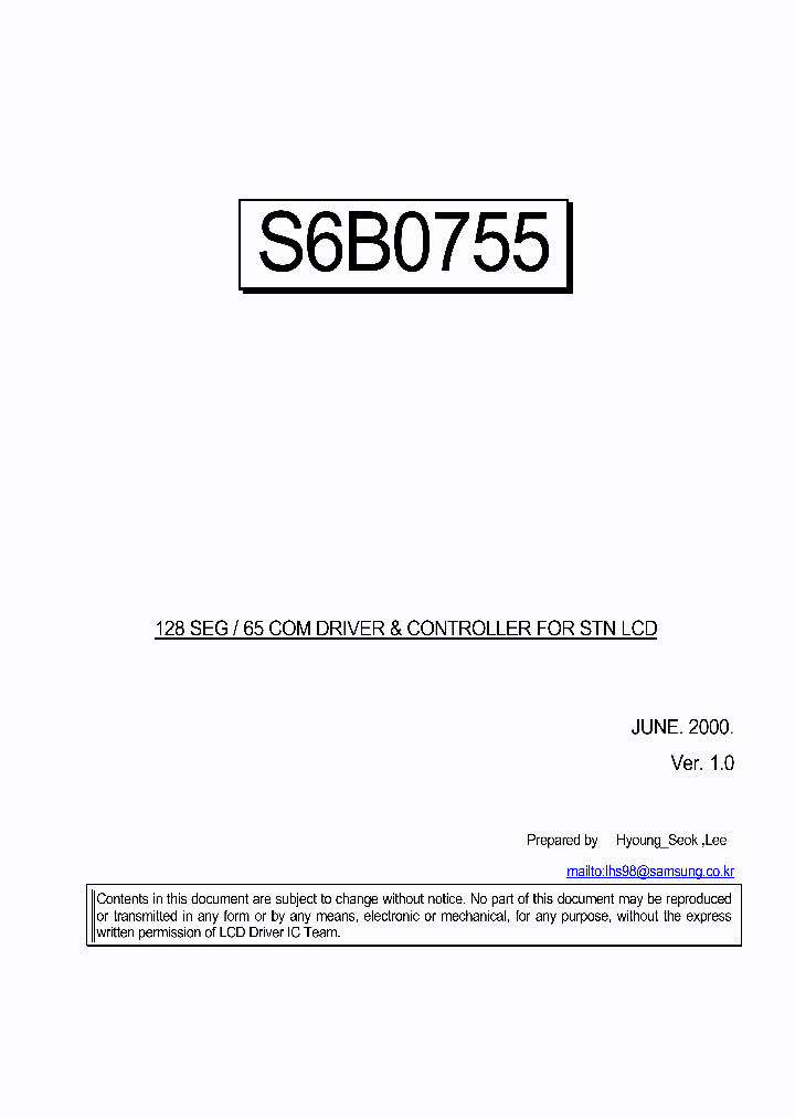 S6B0755_761878.PDF Datasheet