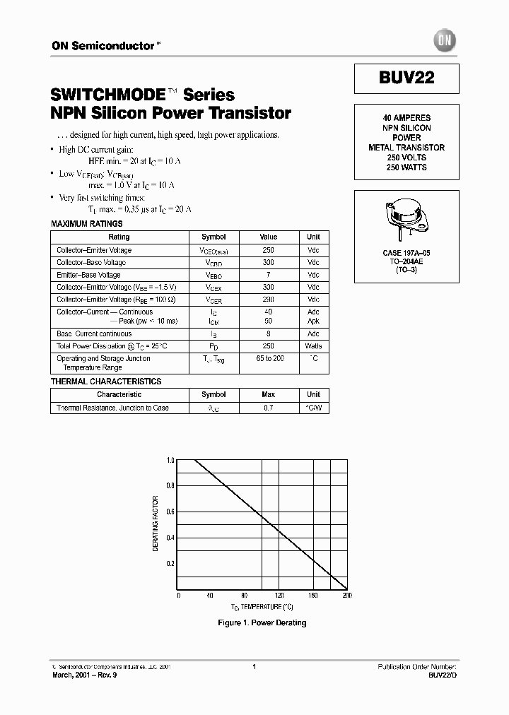 BUV22-D_404649.PDF Datasheet