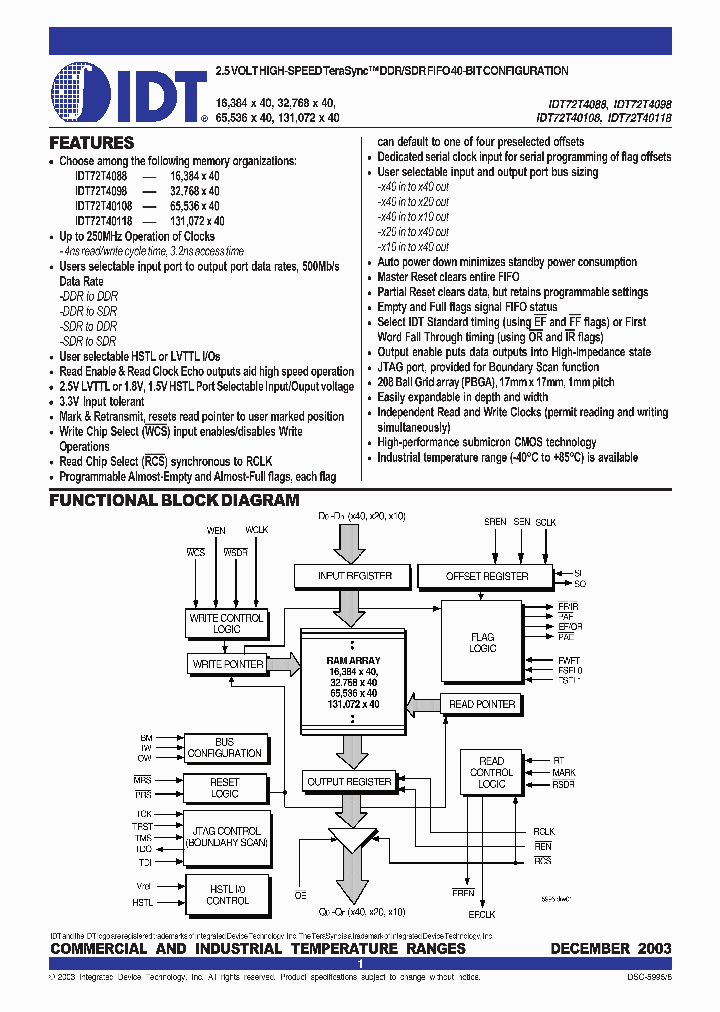 IDT72T4088L6-7BB_417188.PDF Datasheet