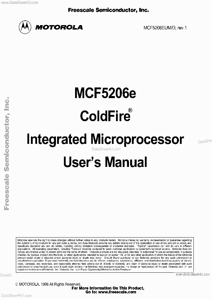 MCF5206E_398106.PDF Datasheet