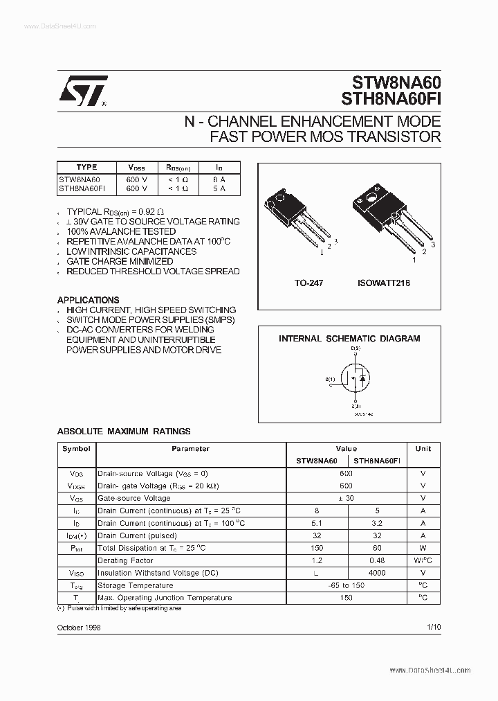 H8NA60FI_402428.PDF Datasheet