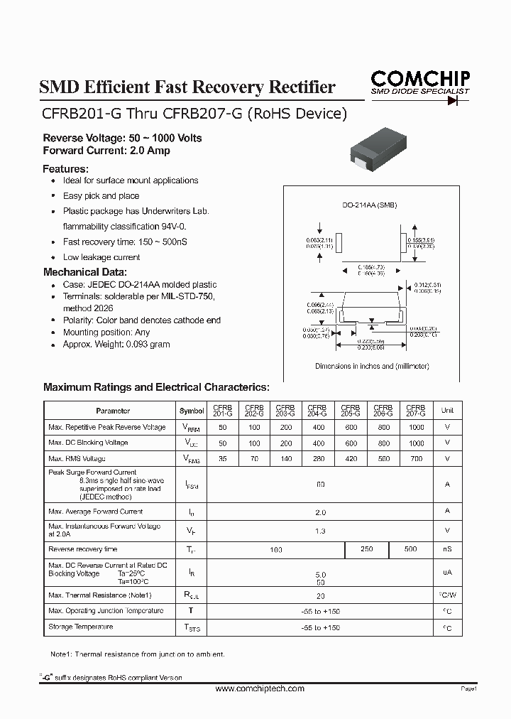 CFRB207-G_430598.PDF Datasheet
