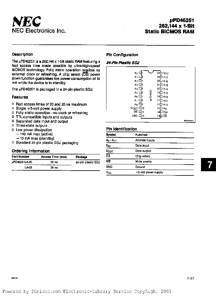 UPD46251LA-25_441028.PDF Datasheet