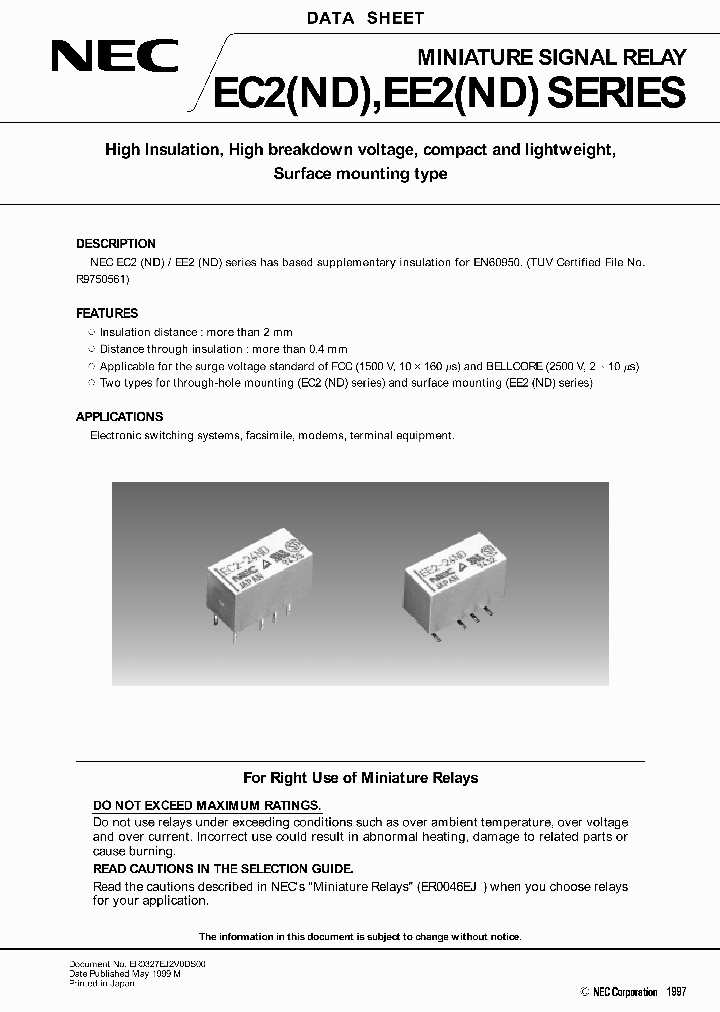 EC2-12ND_439491.PDF Datasheet