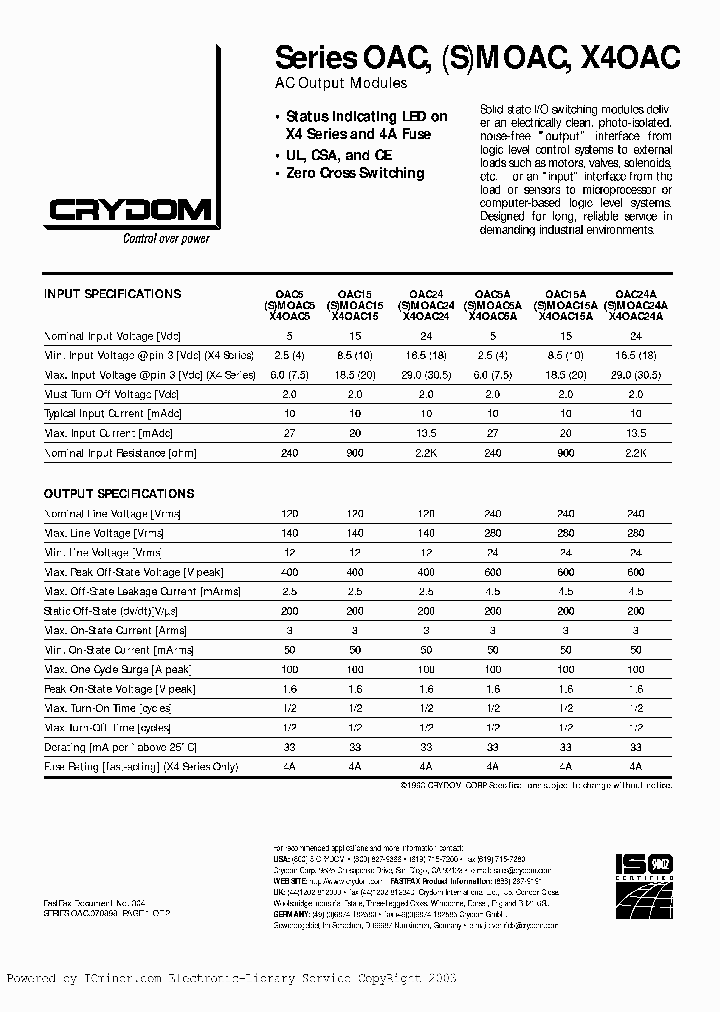 X4OAC5_456856.PDF Datasheet