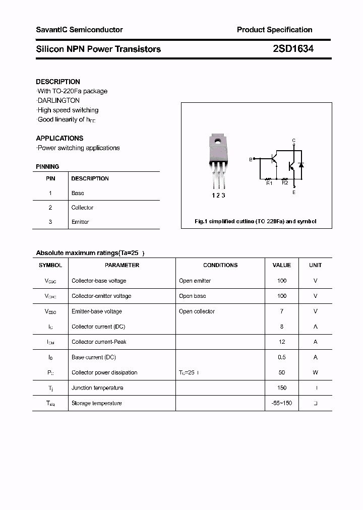 2SD1634_791993.PDF Datasheet