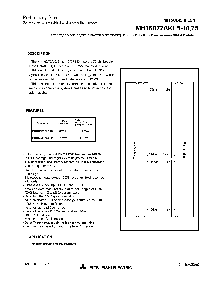 MH16D72AKLB-75_446834.PDF Datasheet