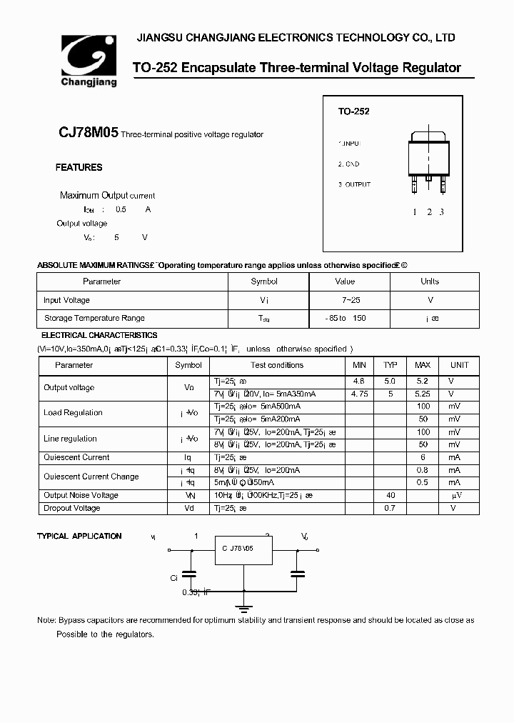 CJ78M05-TO-252_472345.PDF Datasheet