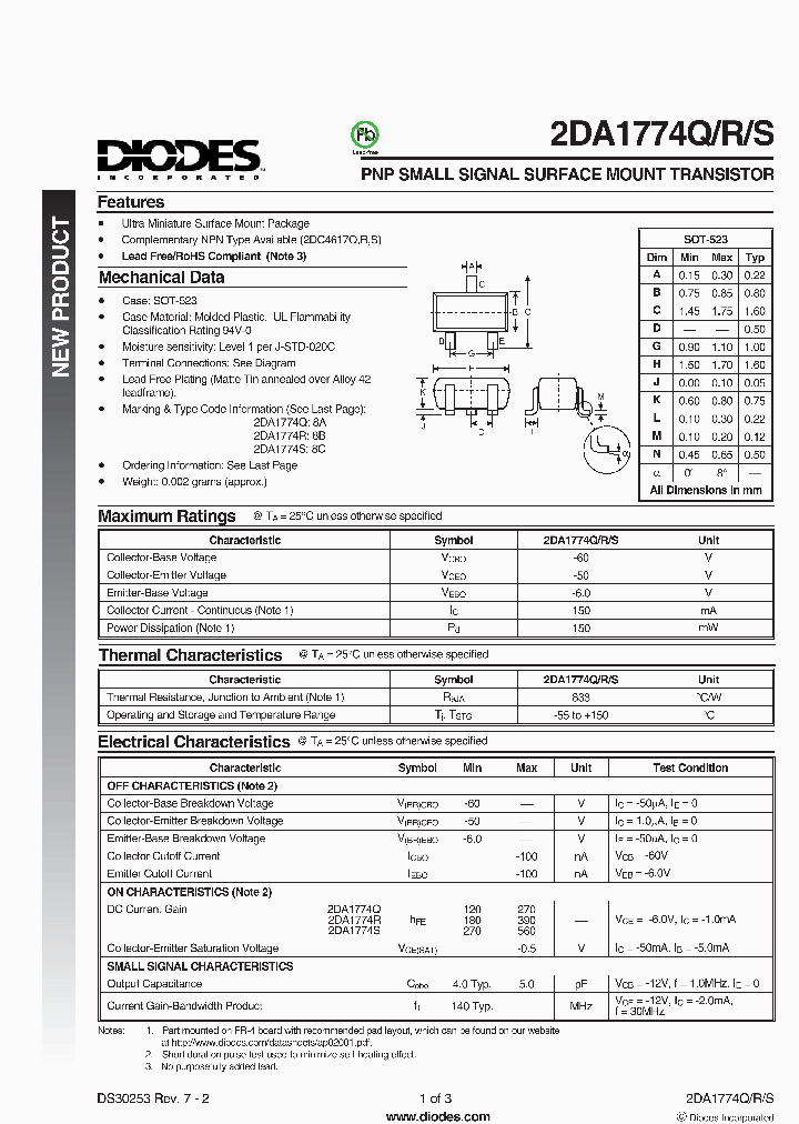 2DA1774R-7-F_474408.PDF Datasheet