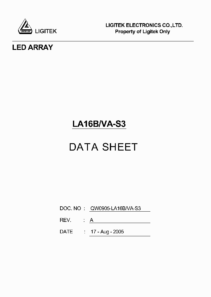 LA16B-VA-S3_805123.PDF Datasheet