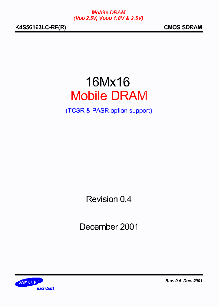 K4S56163LC-RFR_457027.PDF Datasheet