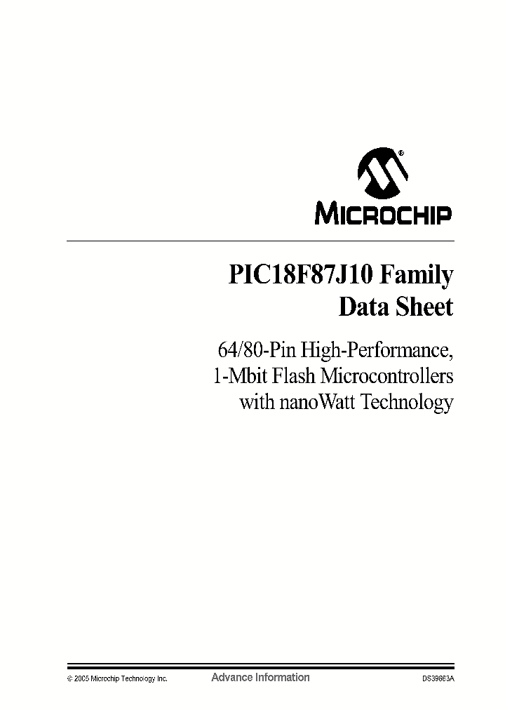 PIC18F86J15IPTQTP_806357.PDF Datasheet