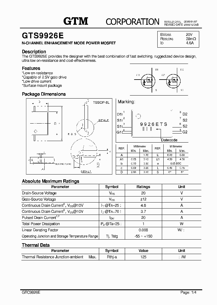 GTS9926E_806887.PDF Datasheet