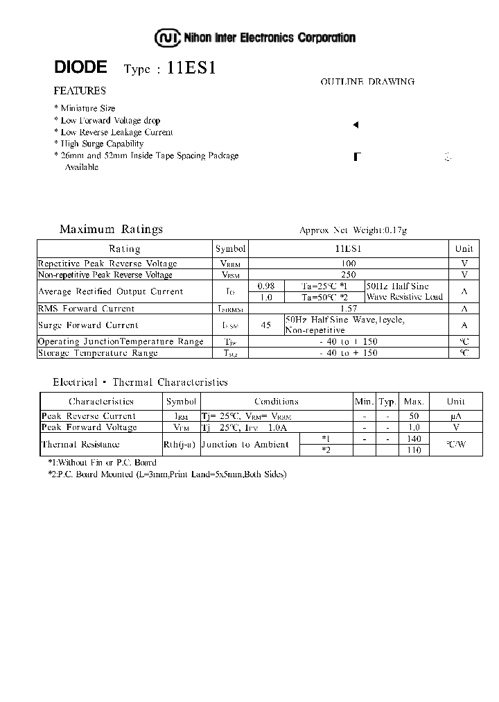 11ES1_465604.PDF Datasheet