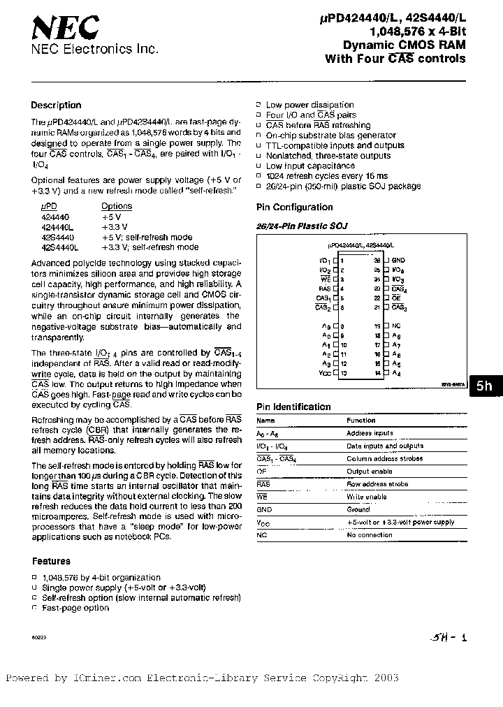 UPD424440LE-70_482620.PDF Datasheet