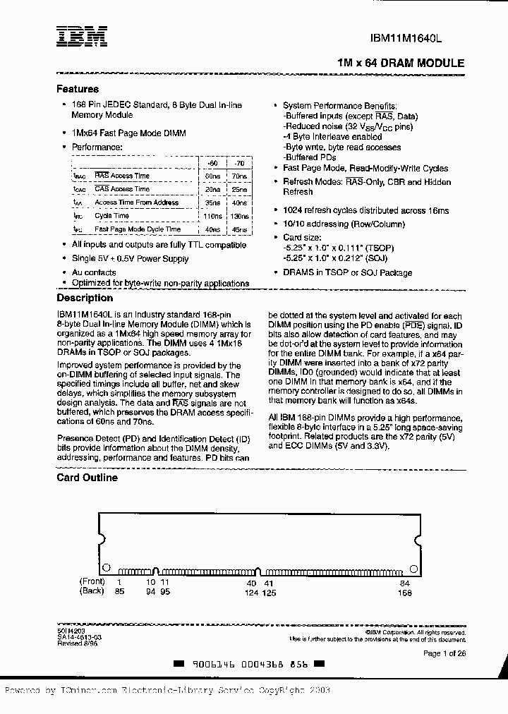 IBM11M1640LE-60_482565.PDF Datasheet