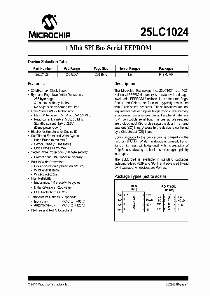 25LC1024-IPG_487293.PDF Datasheet