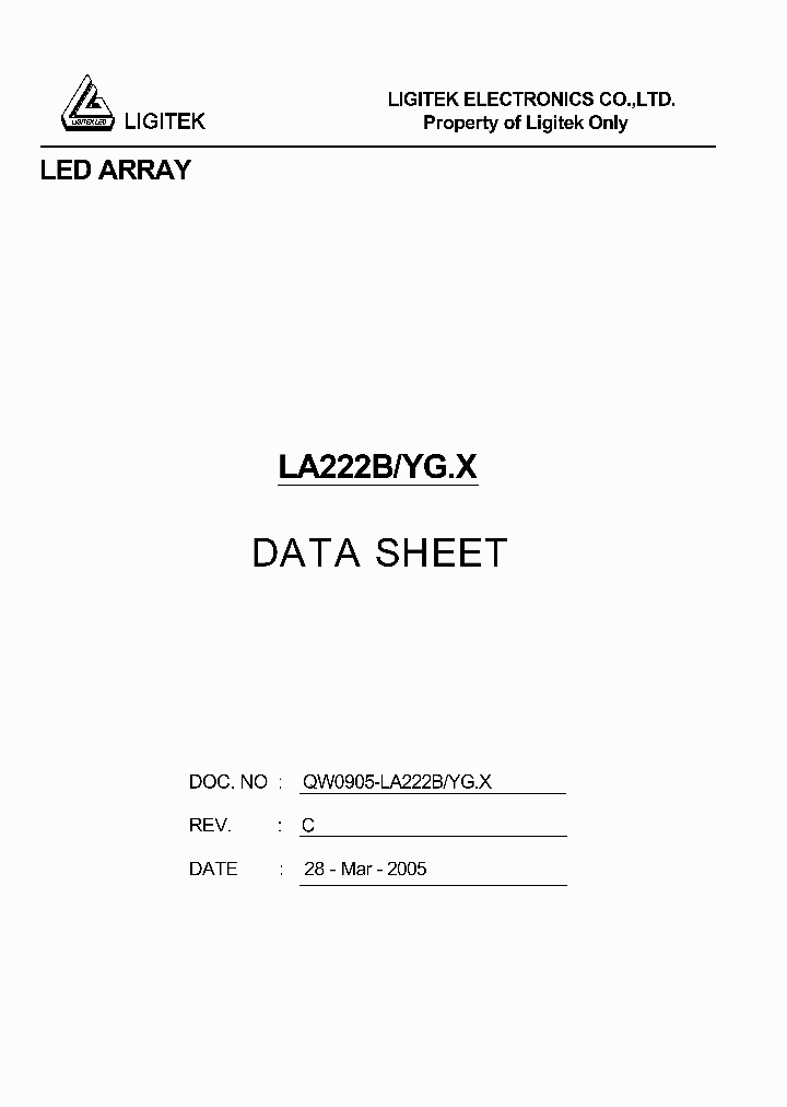 LA222B-YGX_853541.PDF Datasheet