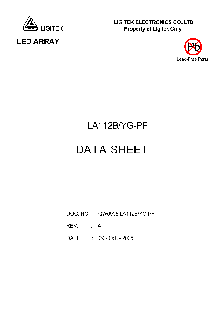 LA112B-YG-PF_853540.PDF Datasheet
