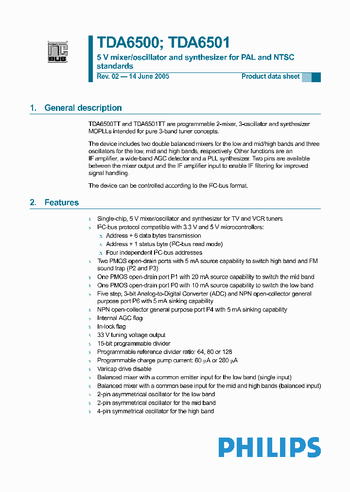 TDA6500_859047.PDF Datasheet