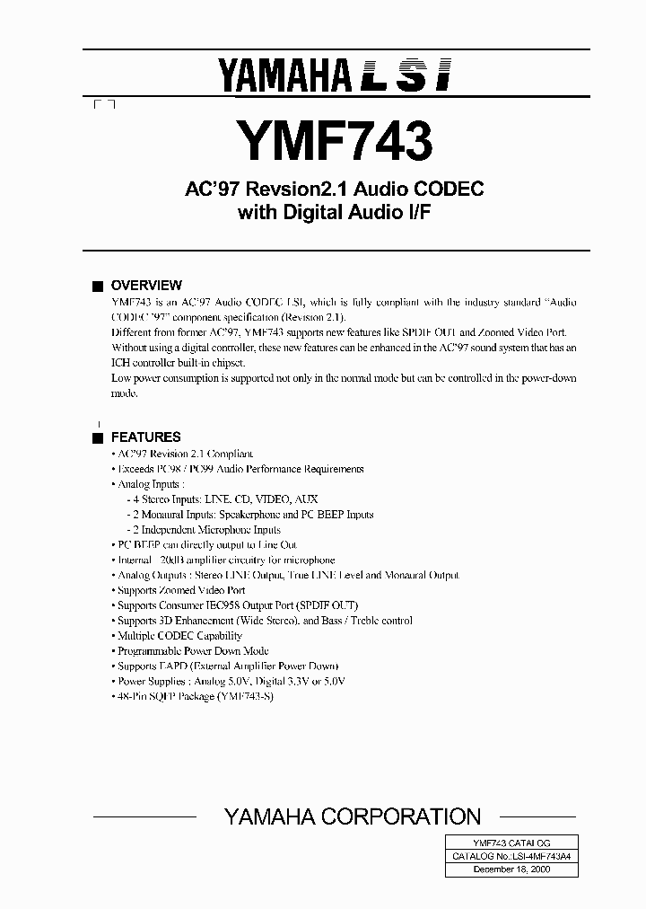 YMF743_860000.PDF Datasheet
