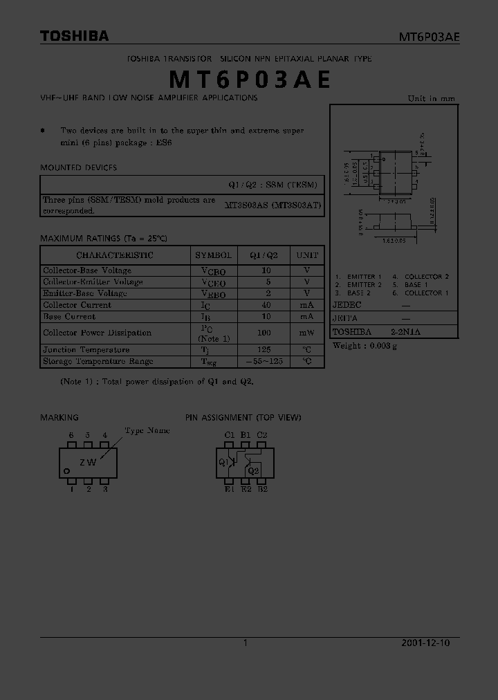 MT6P03AE_516037.PDF Datasheet