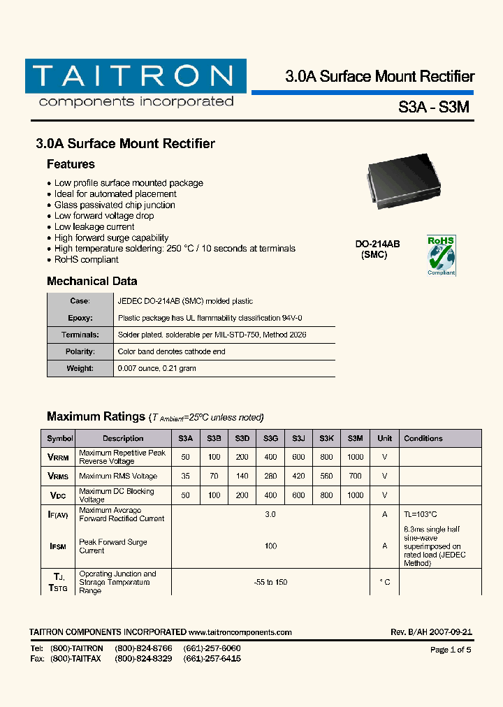 S3M_885133.PDF Datasheet