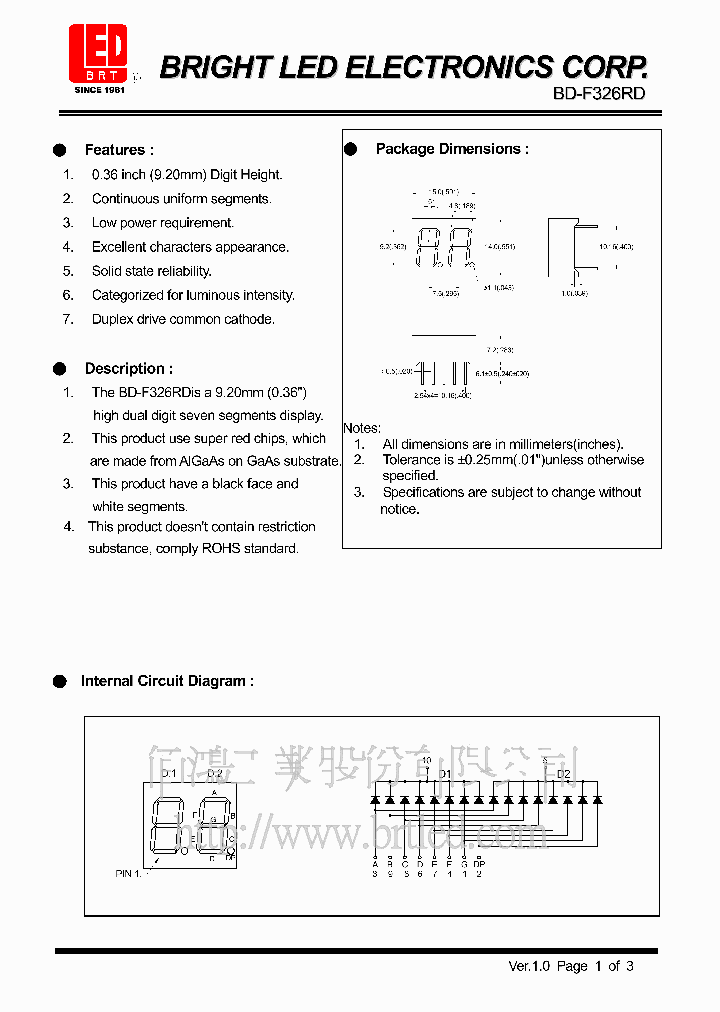 BD-F326RD_886748.PDF Datasheet