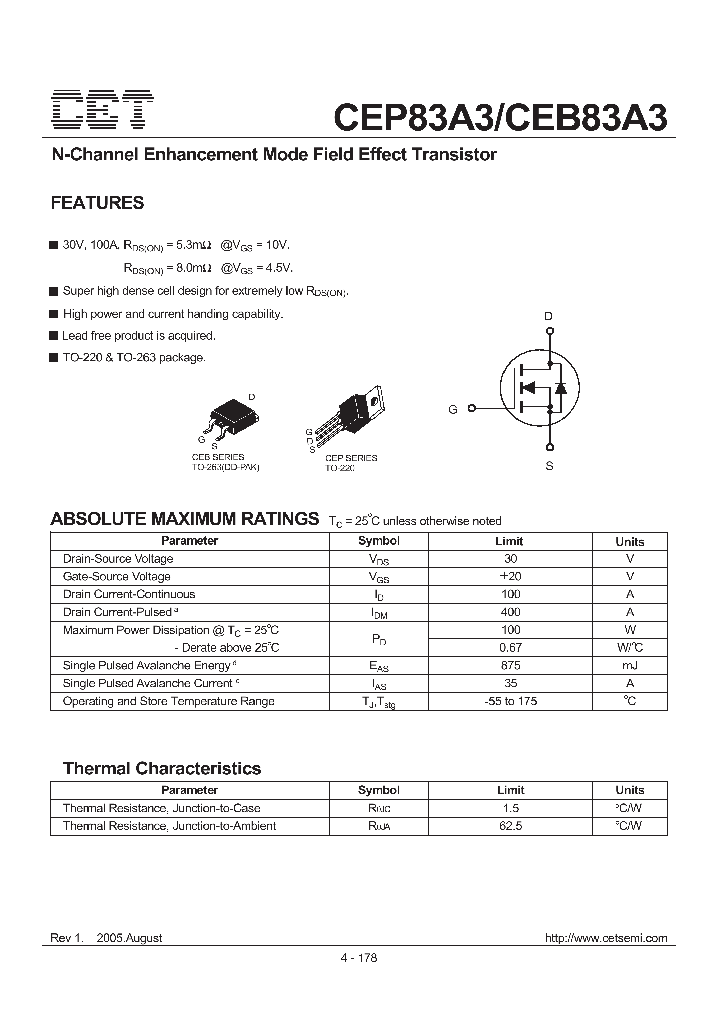 CEP83A3_894081.PDF Datasheet