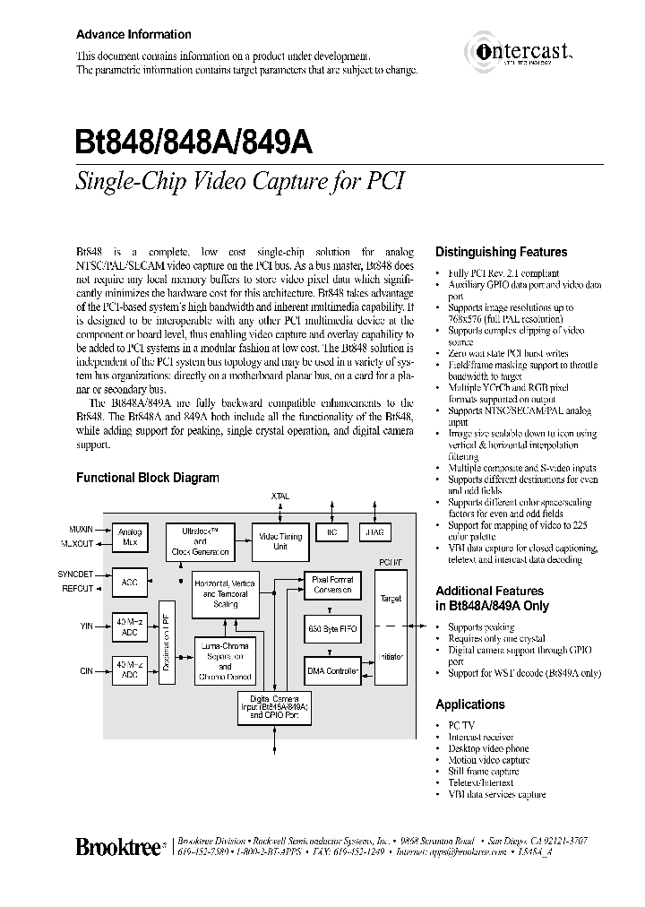 BT848_561478.PDF Datasheet